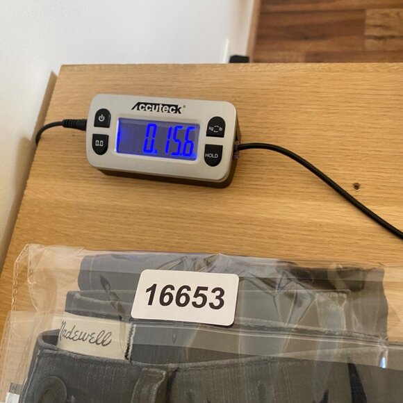 Madewell Jeans Womens 26 Gray 9" Mid Rise Skinny Distressed Stretch Frayed Hem - Picture 12 of 12